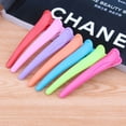 thumbnail image 2 of Neon Candy Color Hair Clips Professional Styling Sectioning Salon Duckbill Alligator Hairpins Accessories for Women Girl, 2 of 12