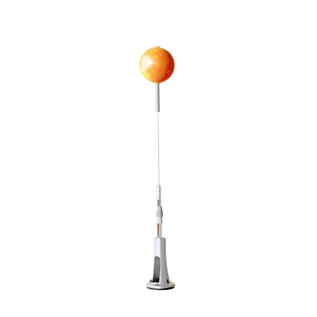 pitrice Balle de Réaction de Boxe Hauteur Réglable Balle Mma pour Boxe 127 139cm Autoportante Orange 127 à 139cm
