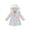 A, variant on Kids' Hooded Padded Down Jacket For Winter Children's Clothing For Boys And Girls Multicolor Waisted Printed Tie Dye Long Woolen Collar Hooded Cotton Padded Coat Coat Windproof Plush Outwear