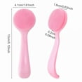 thumbnail image 3 of Facial Brush,Silicone Face Scrubber Face Exfoliator Brush Face Lifting Brush for Deep Cleaning Pore Massaging Blackhead Removing Handheld Gentle Clean Girl Tool,1Pcs(Pink), 3 of 6