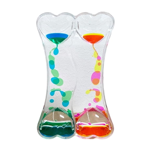 Goleeg Liquid Motion Toys, 5.5 Inch Liquid Motion Bubbler Sensory Toys, Bubble Timer, Sensory Timer, Visual Sensory Toys, Liquid Motion Bubbler Sensory Timer, Big Calming Sensory Bubble Toy