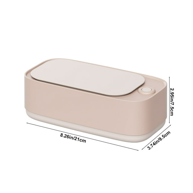 Birdeem Ultrasonic Cleaner Sonic Jewelry Cleaner Machine Glasses Cleaning Machine Household Convenient Braces Cosmetics Jewelry Lens Cleaning Machine Small High-Frequency Cleaning Machine