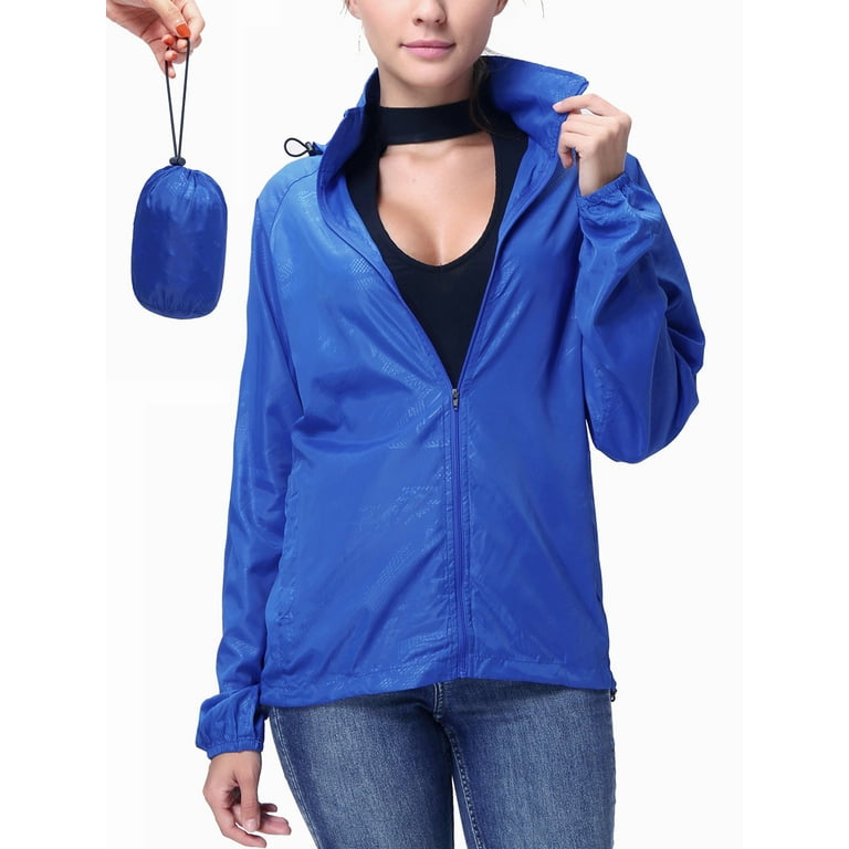 SAYFUT Women's/Men's Outdoor Lightweight Windbreaker Jacket