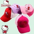 thumbnail image 2 of Gorro de sol Kawaii Sanrio Hello Kitty para niños, gorra de béisbol de dibujos animados para niñas, protección solar bordada para bebés, pinchos, Verano Fivean unisex, 2 of 2