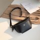 thumbnail image 5 of Nueva moda mujer cuero suave Vintage temperamento Casual bandolera bolso de hombro con cadena riñonera bolso de pecho negro marrón, 5 of 5