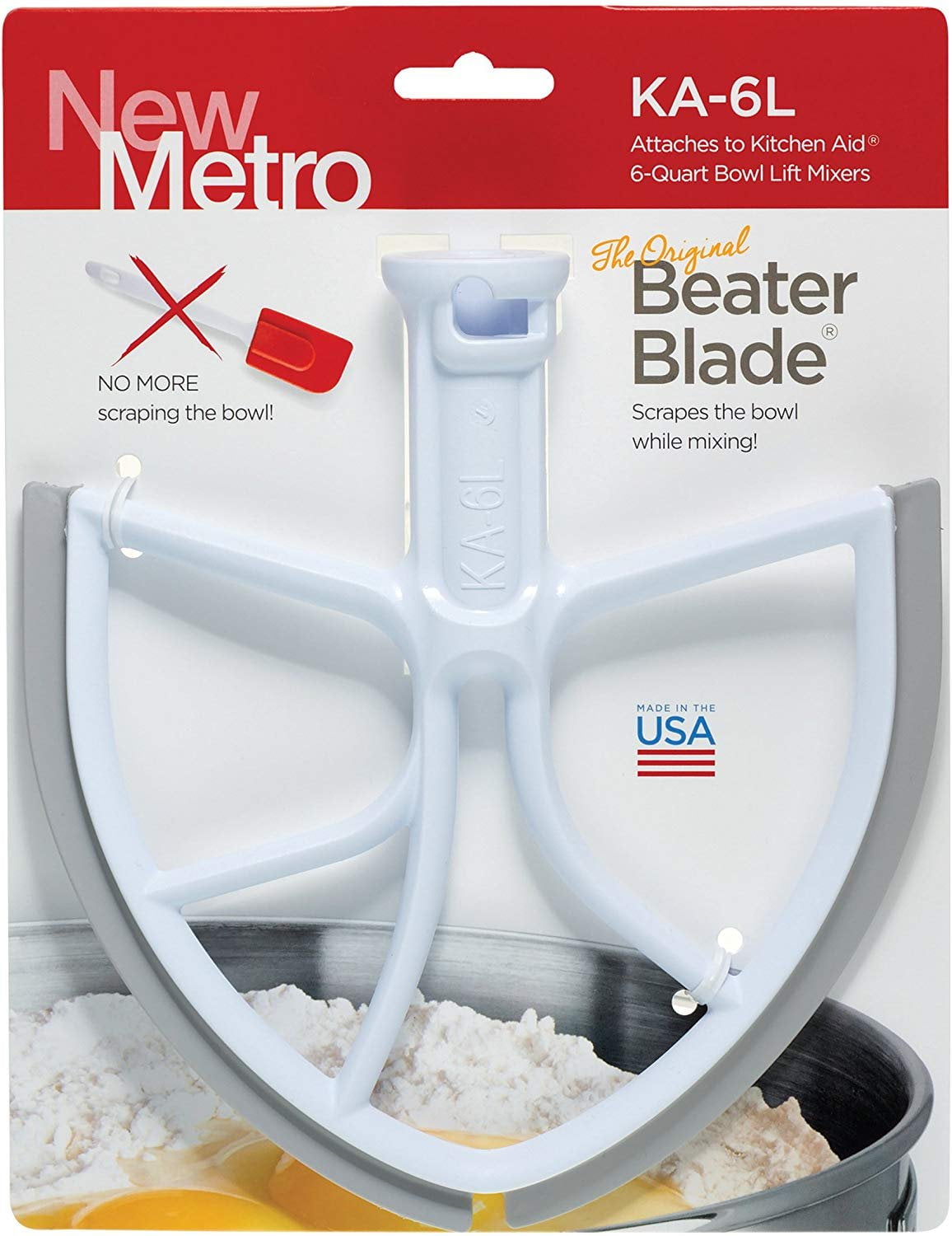 BeaterBlade for 5-Quart KitchenAid Bowl-Lift Mixers Color Gray Blades 