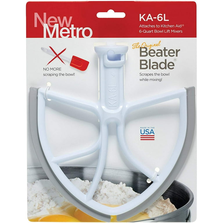 New Metro KA-6LR Original Beater Blade Works w/ Most KitchenAid 6 or 7 Qt  Bowl-L