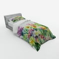 thumbnail image 3 of Ambesonne Watercolor Bedding Set 4 Pcs, Flowers and Succulents, Queen, Multicolor, 3 of 3