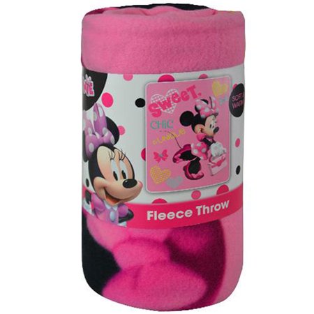 Disney Hot Pink Black Polka Dot Minnie Mouse Soft Coral ...