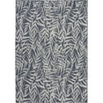 thumbnail image 3 of Nourison Calabas Indoor/Outdoor Modern Botanical Slate/Cream 8'10" x 12' Area Rug, (9' x 12'), 3 of 10