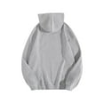 thumbnail image 2 of Mialoley Chandail à Capuchon pour Femmes, Sweat à Capuche à Manches Longues Imprimé Cœur Léopard Veste Décontractée avec Poches, 2 of 3