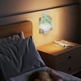 thumbnail image 6 of JHEHF Easter Egg Rabbit Tree Night Light Easter Decorations Plug Into Wall Night Lamp Flickering Nightlights for Bedroom Bathroom Living Room Spring Holiday Party Decor, 6 of 6