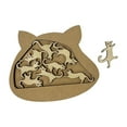 thumbnail image 3 of Juegos de rompecabezas de madera, juguetes Montessori, juguetes educativos de aprendizaje temprano, rompecabezas de juguete, para mayores de 4 años, gato acrobático CUTICAT Rompecabezas Montessori, 3 of 8