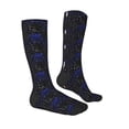 thumbnail image 3 of Fotbe Physical Formulas print Women's Men's Novelty Crew Socks Cotton Socks Knee High Socks for Walking,Running,Nurses,Pregnancy, 3 of 8