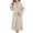 Khaki, variant on Terry Cloth Robes for Women Quick Dry Warm Bathrobes Thick Fluffy Towel Robe Full Length Casual Housecoat