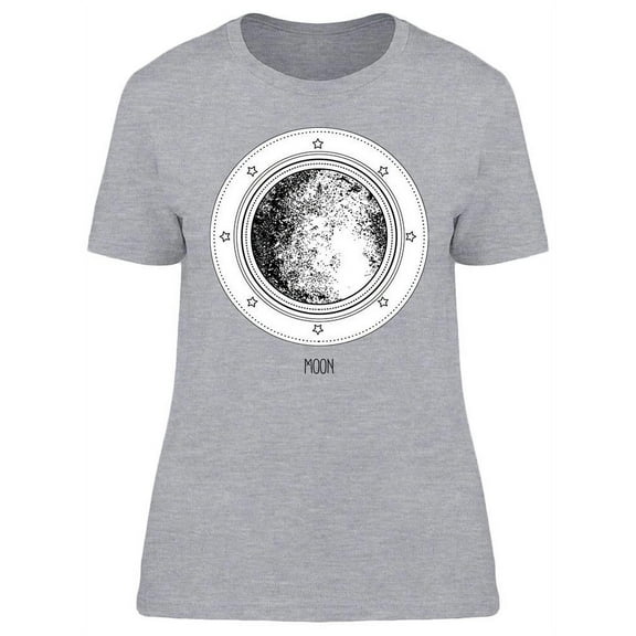 Esoteric Full Moon T-Shirt Women -Image by Shutterstock, Female Large