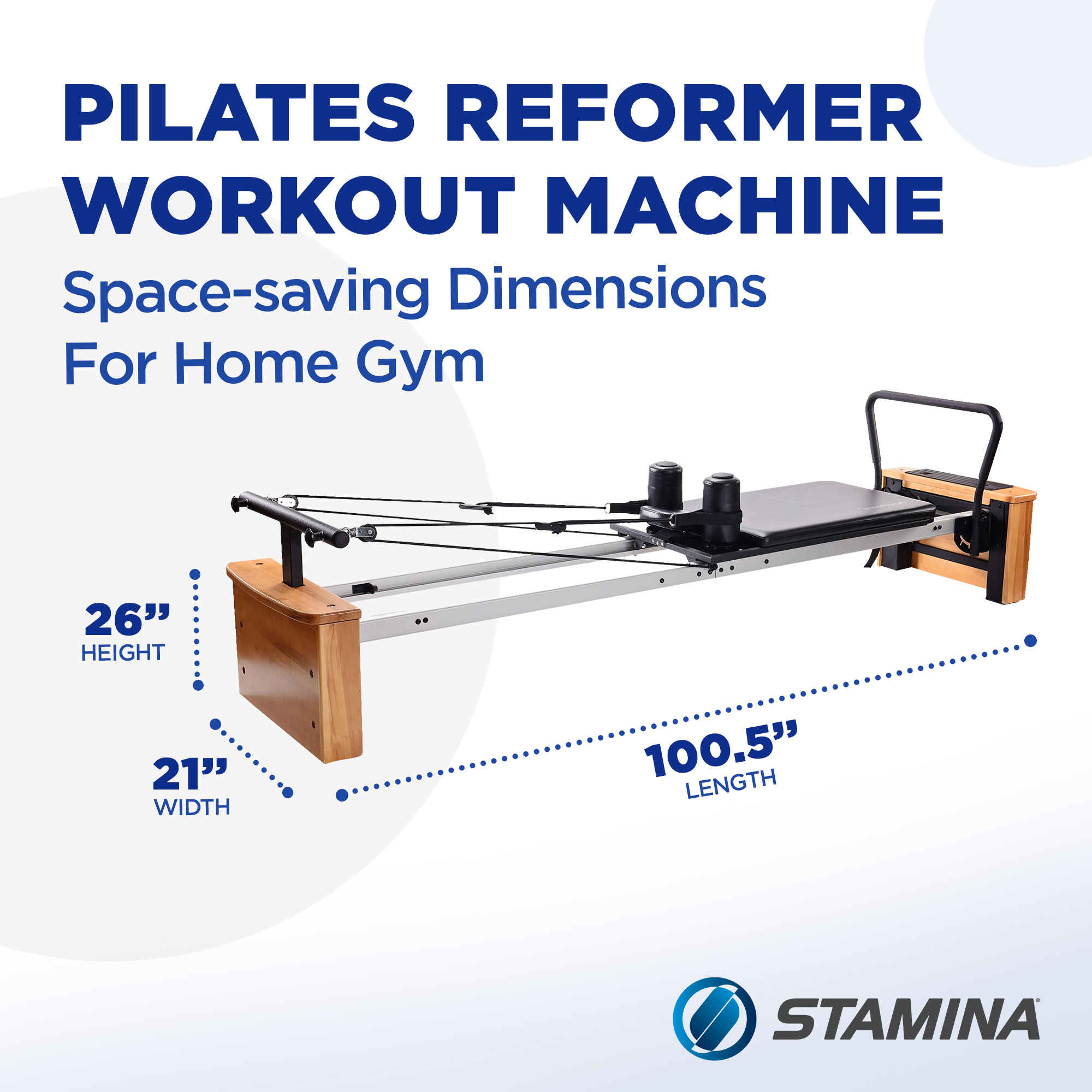 Stamina Products AeroPilates Board Pro Reformer Resistance Workout System