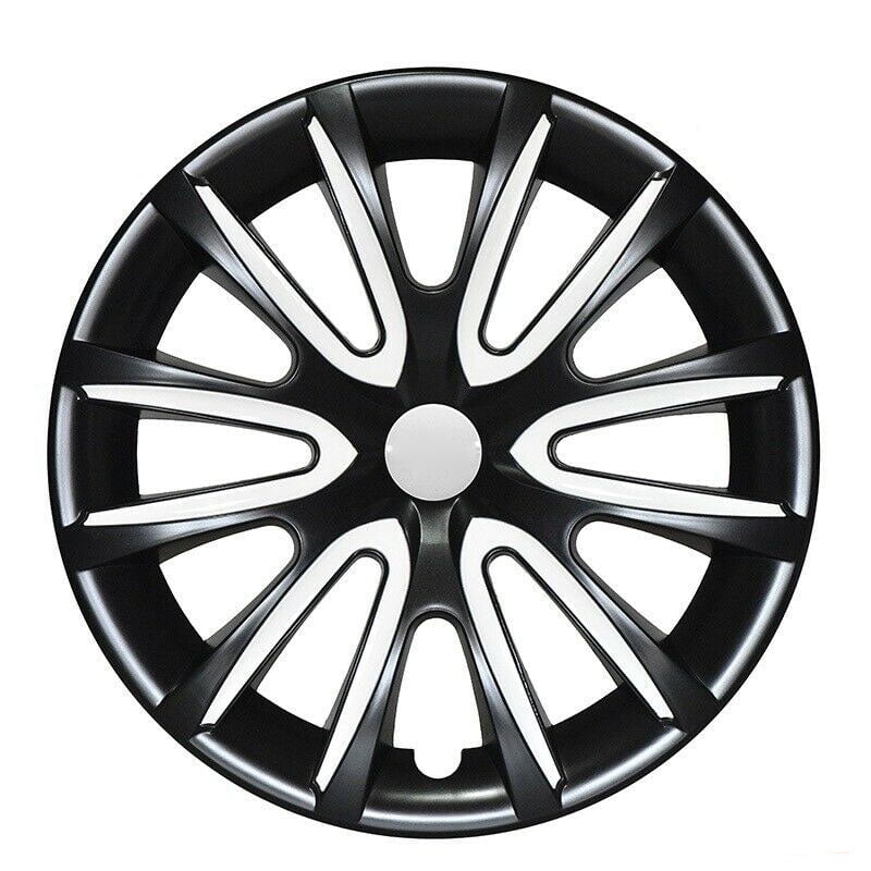 16" Hubcaps for Acura MDX Wheel Cover Matt Black with Glossy Insert