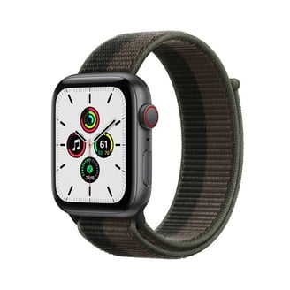 Apple Watch SE (1st Gen) GPS, 44mm Silver Aluminum Case with Abyss
