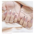 thumbnail image 4 of 4mm rectangle 1000 piezas de cristal rectangular cuadrado 3d Nail Art Charm Base plana diseño de manicura, 4 of 5