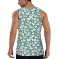 thumbnail image 3 of Haiem Floral Men Workout Tank Top Gym Bodybuilding Sleeveless Muscle T Shirts Athletic Tank Breathable Workout Shirt-3X-Large, 3 of 9