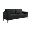 thumbnail image 3 of Studio Living Mayfield Modern Sofa, Black Woven Fabric, 3 of 10