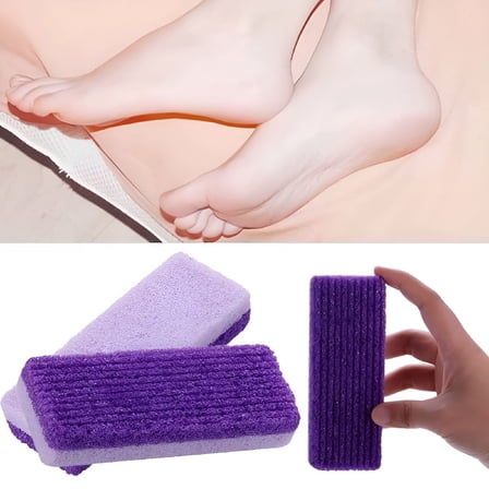 ACDANC 4Packs Professional Pedicure Foot Pumice Stone for Feet Skin Callus Remover and Scrubber for Dead Skins 2 Sided