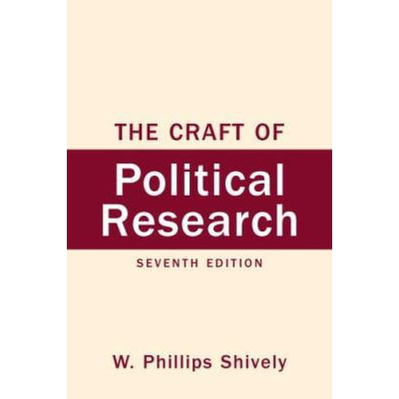 Pre-Owned The Craft of Political Research (Paperback) 0136029485 9780136029489
