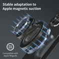 thumbnail image 6 of Magnetic Ring Holder,Double Magnetic Ring Design,Rotatable Two-Sided Magnetic Magnet Cell Phone Grip Finger Ring Kickstand for iPhone 16 15 14 13 12 Pro Max fits Mag-Safe Accessories,Black, 6 of 8
