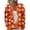 Orange #33, variant on Halloween Sweaters for Women Long Sleeve Skull Coats V Neck Ghost Knit Sweater Fall Winter Spider Web Trendy Cardigans Yellow S
