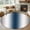 Dark blue, variant on 3ft Round Rug, Gray Purple Non-Skid Rubber Backing Large Area Rugs - Living Room Bedroom Home Office, Modern Gradient Geometric Indoor Floor Mat Carpets Washable Rug