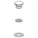 thumbnail image 2 of Moen 115034 Handle Cap Kit For 87876 - Chrome, 2 of 2