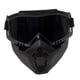 thumbnail image 5 of Máscara de soldador resistente al polvo, corte, esmerilado, antisalpicaduras, casco de soldadura Barbilla redonda negra, 5 of 9