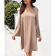 thumbnail image 5 of Vestido de Otoño de Verano para Mujer Lindo Vestido de Túnica con Cuello en V Y Manga de Campana Mini Vestidos Casuales de Color Puro ANGGREK  Otros, 5 of 7