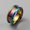 Multicolor, variant on Stainless Steel Grooved Finger Ring Settings Ring Core Blank Inlay 8Mm R49