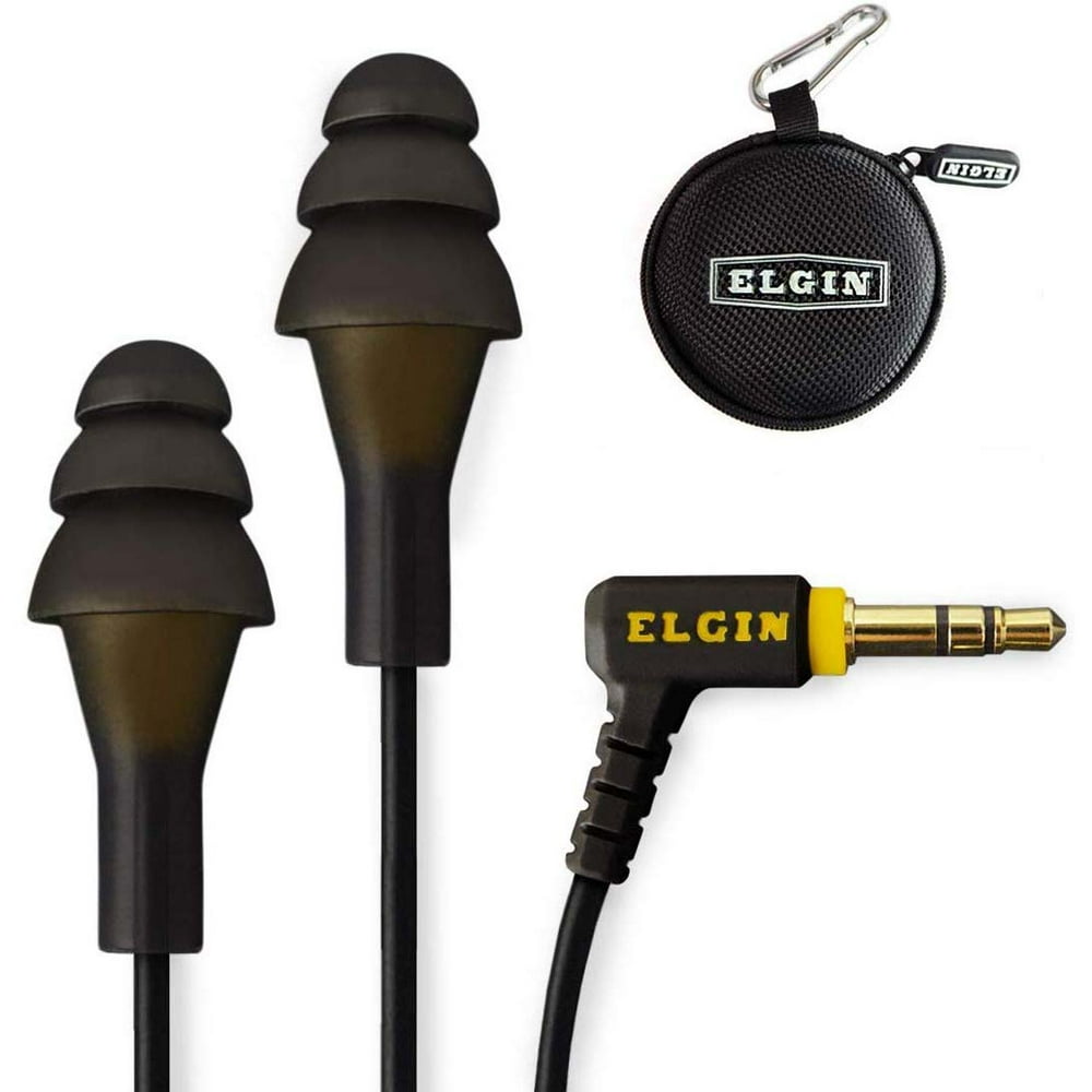 Elgin Ruckus InEar Earplug Headphones OSHA Compliant Weatherproof