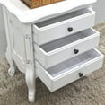 thumbnail image 2 of International Caravan Windsor Stand de Nuit en Blanc Antique, 2 of 2