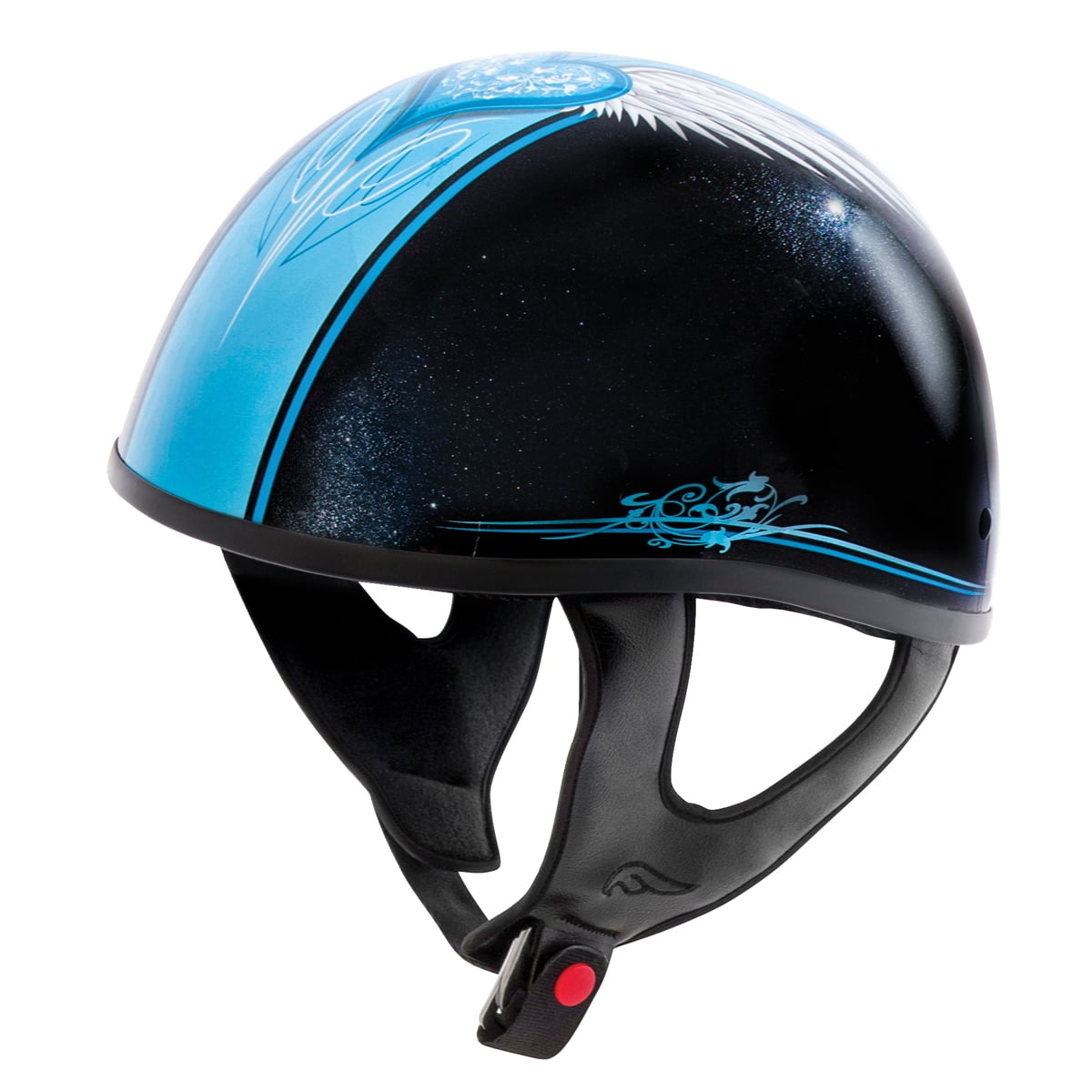 Adult Fulmer Motorcycle Helmet Half Helmet Shorty Beanie DOT Approved