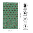 thumbnail image 2 of Pofeuu Christmas Dachshund Print Hand Towel 27.5" x 16" Soft Absorbent Towel for Bathroom SPA Gym Hotel, 2 of 6