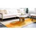 thumbnail image 2 of Unique Loom Estrella Distressed Area Rug 7' x 10' Rectangle Yellow/Beige, 2 of 4