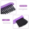 thumbnail image 5 of Hair Dye Tools Makeup Gadgets Teasing Brush and Comb Set: Dual Hair Brush Rat Tail Comb Professional Hair Styling Tools for Salon Hairstylist Women Men Purple Hair Dye Tools Makeup Gadgets, 5 of 5