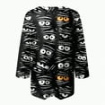 thumbnail image 4 of Towmus Women Blouses 3/4 Length Sleeve V Neck Shirts 2025 Halloween Fall Dresses for Women Tops Under $10, 4 of 5