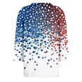 thumbnail image 5 of Women’s Long Sleeve Crew Neck Star Print Casual Pullover Top Gradient Pattern Lightweight Loose Fit Blouse for Everyday Wear Blue L, 5 of 5