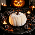 thumbnail image 5 of Mini Pumpkins Artificial Fall Pumpkin, Creamy Farmhouse Decor for Table Centerpiece Mantel Shelf, Indoor Halloween Decorations for Thanksgiving Home Displays(1 PC), 5 of 5