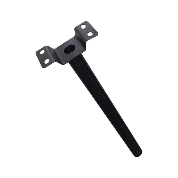 Soporte de brazo para montaje en poste de luz exterior, soporte para lámpara de pared, poste de extensión para poste Negro