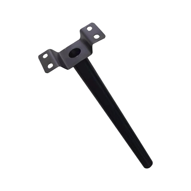 Poste de alumbrado público, montaje en poste de luz, brazo de montaje, poste de luz de pared, soporte de lámpara, poste de extensión para luces de Negro