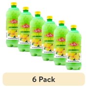 (6 pack) La Fe Jugo de Limon - Natural Lemon Juice Pulp-Free, 32 oz Bottle
