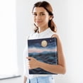thumbnail image 6 of FORMRS 3 Ring Binder 1.5 inch with Pockets Set of 2 Clip Board 200 Sheets Capacity, Ocean Waves, 6 of 8