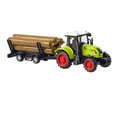thumbnail image 2 of yingyy ABS Mini Engineering Vehicle Friction Powered Farm Tractor Trucks Mini Trailer Inertia Enhances Cognitive Skills Lumber Truck, 2 of 6