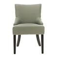 thumbnail image 3 of SAFAVIEH Lotus 19''H KD Side Chair Set of 2 Silver Nail Head Seamist Linen, 3 of 7